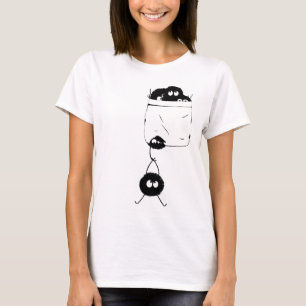Wenige flaumige RußSprites in der Tasche Women_s  T-Shirt