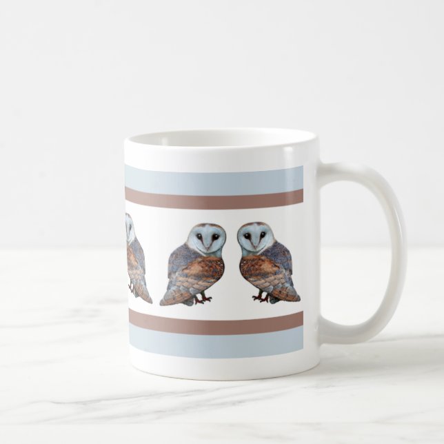 Wenige Schleiereulen Kaffeetasse (Rechts)