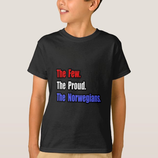 Wenige stolz Norweger T-Shirt (Vorderseite)