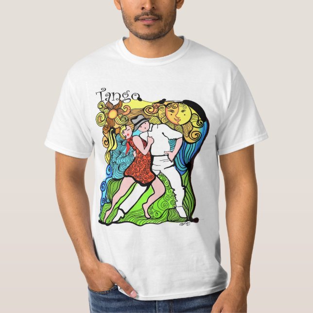 Wenige Tangueros Tänzer T-Shirt (Vorderseite)