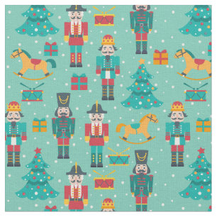 Wenige Weihnachtsnussknacker Stoff