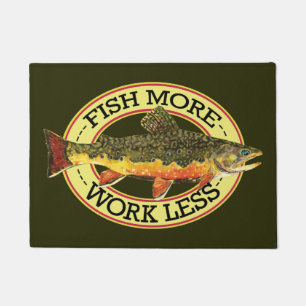 Weniger Arbeit - mehr Fisch Fußmatte