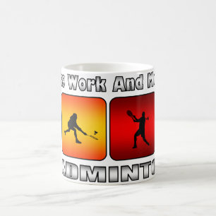 Weniger Arbeit und mehr Badminton Tasse