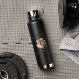 Weniger Arbeiten Mehr Wandern Lustige Wandertaube Trinkflasche