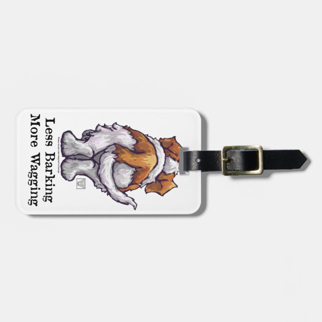 Weniger Barken, mehr Wagnis Gepäckanhänger (Vorderseite horizontal)