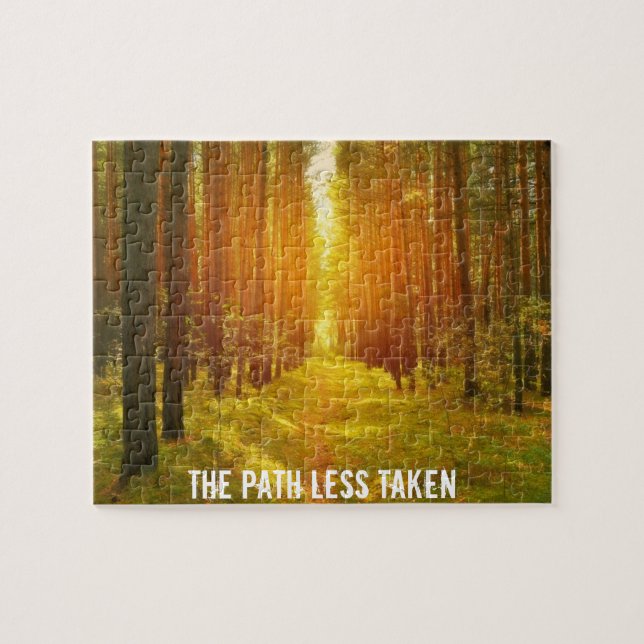 Weniger belegter Weg Puzzle (Horizontal)