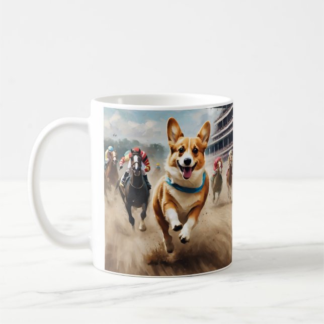 Weniger Galopp, mehr Wackeln! Corgi gewinnt den De Kaffeetasse (Links)