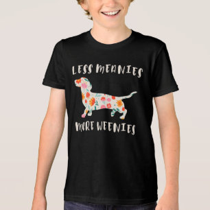 Weniger Gemeinheiten, mehr Wiener Würstchen Tri-Blend Shirt