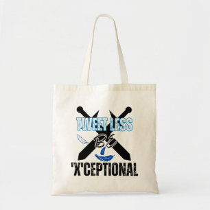 Weniger getweetet, 'X'ceptional.w Tragetasche