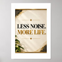 Weniger Lärm, mehr Leben | Minimalistische Wandkun