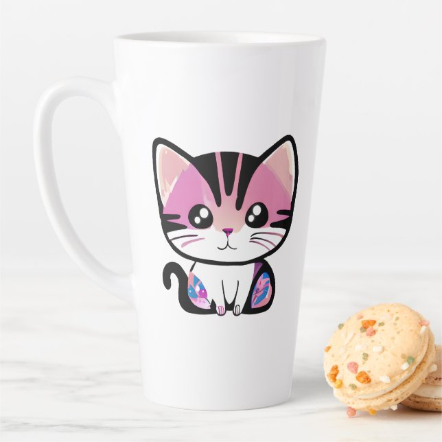 Weniger Leute, mehr Katzen Milchtasse (Beispiel)