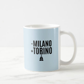 Weniger Mailand, mehr Turin - Savoyardische Ironie Kaffeetasse