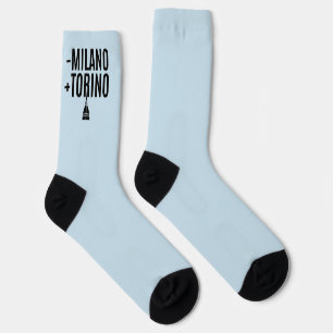 Weniger Mailand, mehr Turin - Savoyardische Ironie Socken