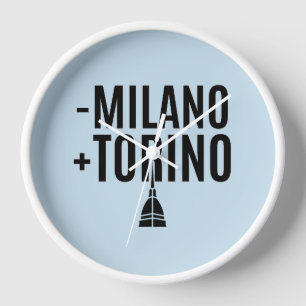 Weniger Mailand, mehr Turin - Savoyardische Ironie Uhr