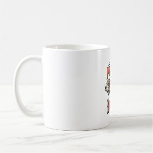 Weniger Menschen, mehr Hund, Vintage-Hundeliebhabe Kaffeetasse