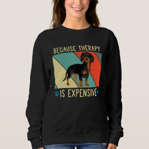 Weniger Menschen Mehr Hunde Dachshund Welpe Dachsh Sweatshirt