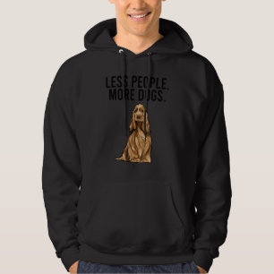 Weniger Menschen Mehr Hunde English Cocker Spaniel Hoodie