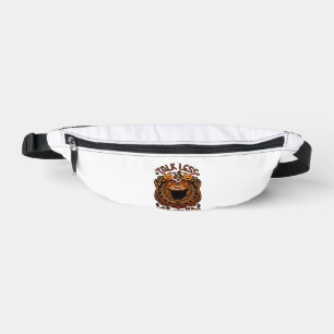 Weniger reden, mehr Kaffee trinken, Halloween-Kürb Bauchtasche