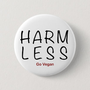 Weniger Schaden - Vegan werden Button