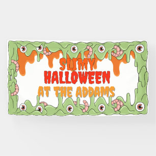 Weniger Slimy Halloween Banner