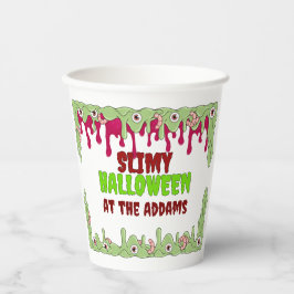 Weniger Slimy Halloween-Papiertasse Pappbecher