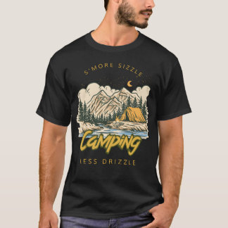 Weniger Sprühende S'mores Beim Zelten Frauen Retro T-Shirt