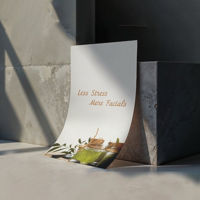 Weniger Stress bedeutet mehr Gesichtszüge, Wellnes Poster (Von Creator hochgeladen)