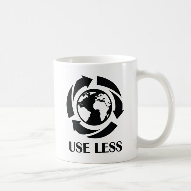 Weniger verbrauchen kaffeetasse (Rechts)