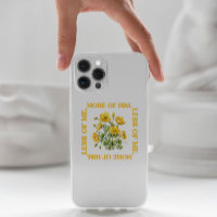 Weniger von mir. Mehr von Ihm Gelb Blumen iPhone G