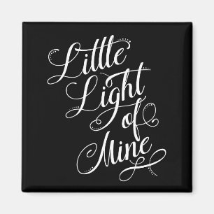 Weniges Licht meiner Typografie Magnet