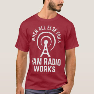 Wenn alle anderen Ham Radio Works Morse Code Versa T-Shirt