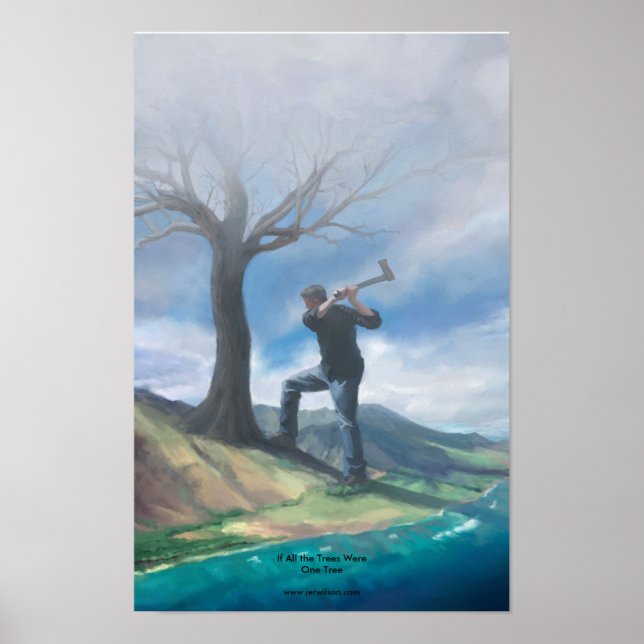 Wenn alle Bäume ein Baum wären Poster (Vorne)