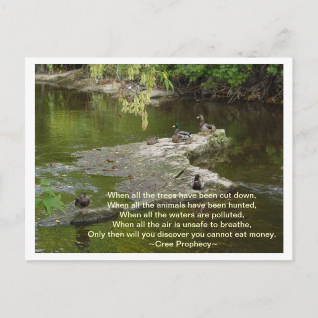 Wenn alle postkarte (Vorderseite)