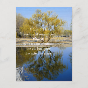 Wenn also jemand in Christus ist, Postkarte