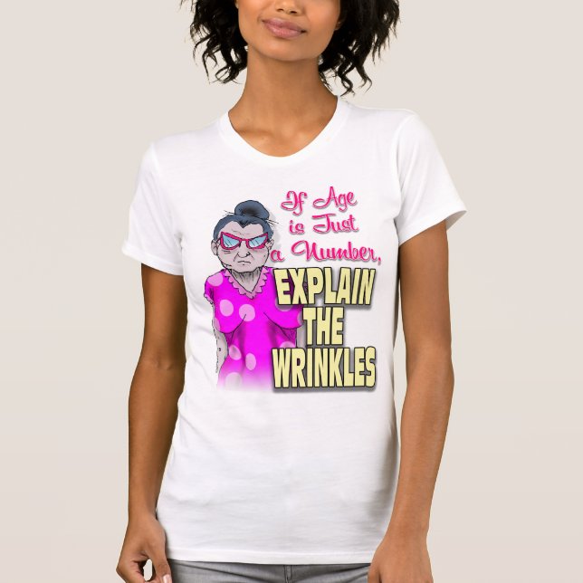 Wenn Alter nur eine Zahl ist, erklären Sie die Fal T-Shirt (Vorderseite)