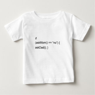 wenn AskMom kein entspricht, AskDad Baby T-shirt