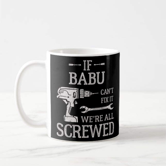 Wenn Babu es nicht reparieren kann Swahili Großvat Kaffeetasse (Links)