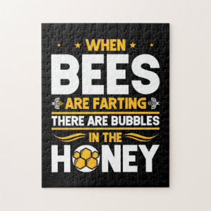 Wenn Bienen färben Puzzle