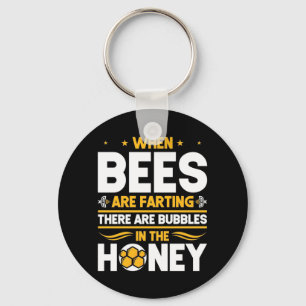 Wenn Bienen färben Schlüsselanhänger