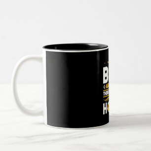 Wenn Bienen färben Zweifarbige Tasse