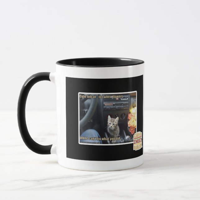 Wenn Blumen nicht genug sind Tasse (Links)