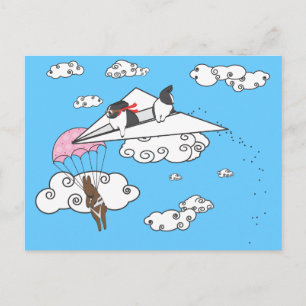 WENN BUNNIES ANGREIFEN POSTKARTE