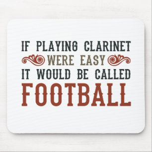 Wenn, Clarinet spielend, waren einfach Mousepad
