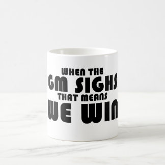 Wenn das GR. sighs Kaffeetasse