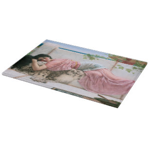 Wenn das Herz jung ist von John William Godward Schneidebrett