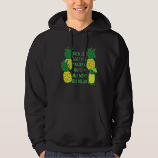 Wenn das Leben dir Ananas gibt, füge Rum hinzu und Hoodie