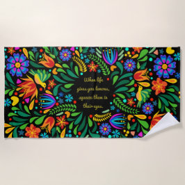 Wenn das Leben dir das Strandtuch von Lemons gibt