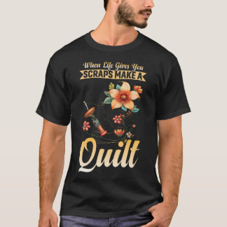 Wenn das Leben dir Fetzen gibt, mach eine Decke, Q T-Shirt