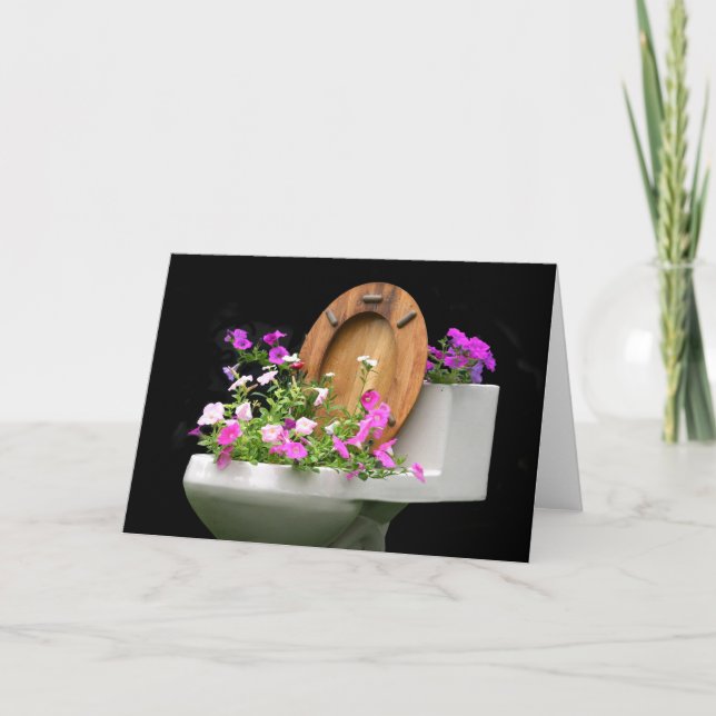 Wenn das Leben dir kacke Karte (Vorderseite)