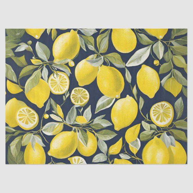 Wenn das Leben dir Lemonen gibt Seidenpapier (Vorderseite)